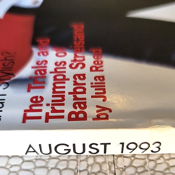 Rare Cindy Crawford Vogue Magazine August 1993 - Picture 9 of 11